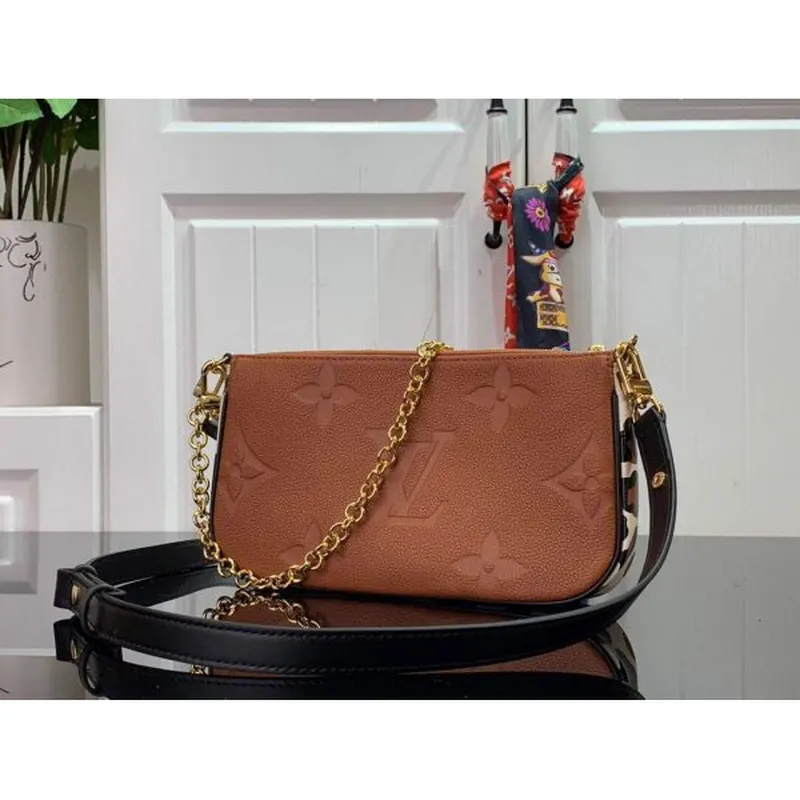 LV M45777 Louis Vuitton M80447 M80399 Multi Pochette Accessoires Taška Tan