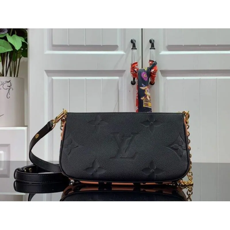 LV M45777 Louis Vuitton M80447 M80399 Multi Pochette Accessoires Taška Černá