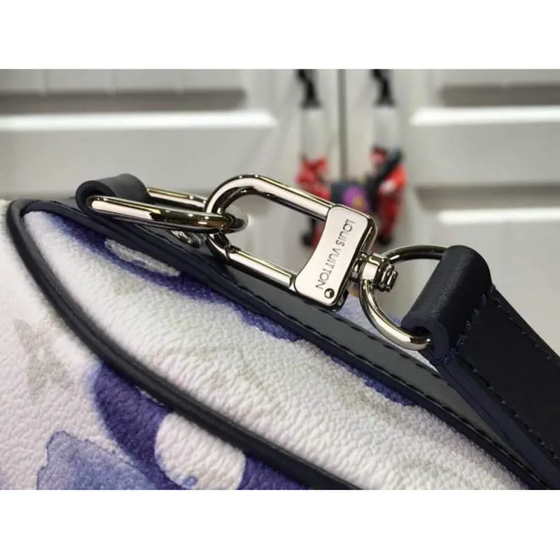 LV M45761 Louis Vuitton Keepall XS Akvarelová modrá