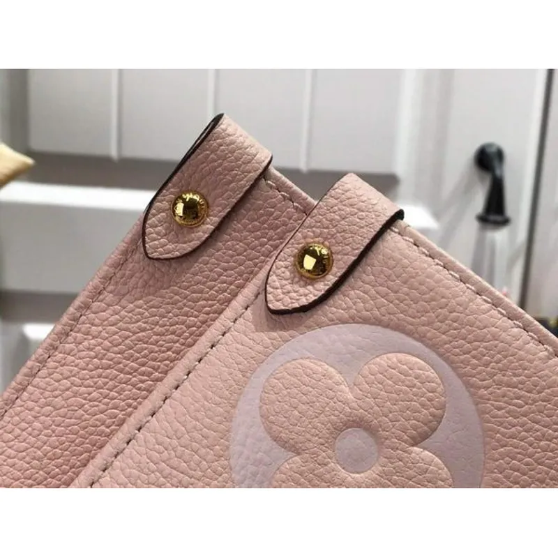 LV M45717 Louis Vuitton Onthego MM Kabelka Krémová/Safránová