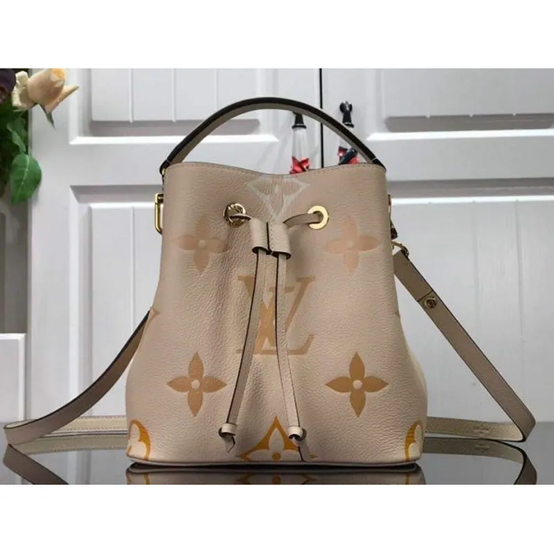 LV M45716 Louis Vuitton NéONOé BB M45709 Taška Krémová Šafrán