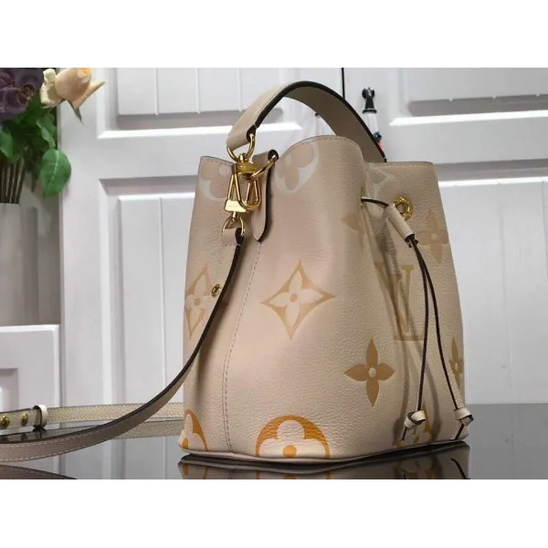 LV M45716 Louis Vuitton NéONOé BB M45709 Taška Krémová Šafrán