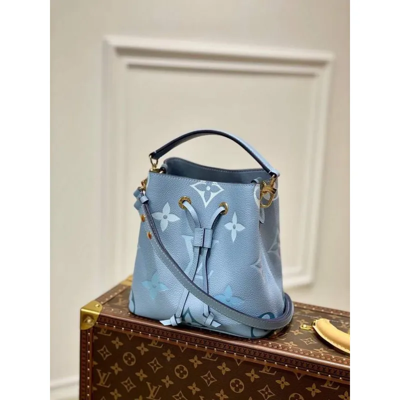 LV M45709 Louis Vuitton NéONOé BB Taška Letní Modrá