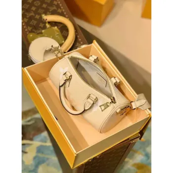 LV M45708 Louis Vuitton Papillon BB Taška Krémová Šafrán