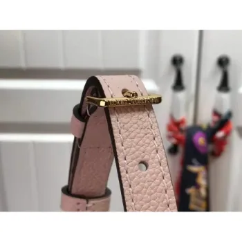 LV M45697 Louis Vuitton taška Marshmallow M45698 Bouton De Rose Růžová