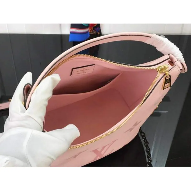 LV M45697 Louis Vuitton taška Marshmallow M45698 Bouton De Rose Růžová