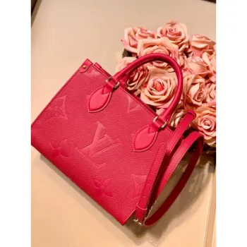 LV M45660 Louis Vuitton Onthego Pm Tote M45653 Taška Červená