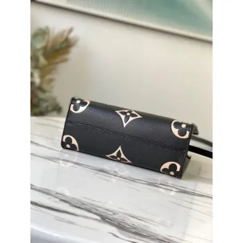 LV M45659 Louis Vuitton M45654 Onthego Pm Tote Bag Černá