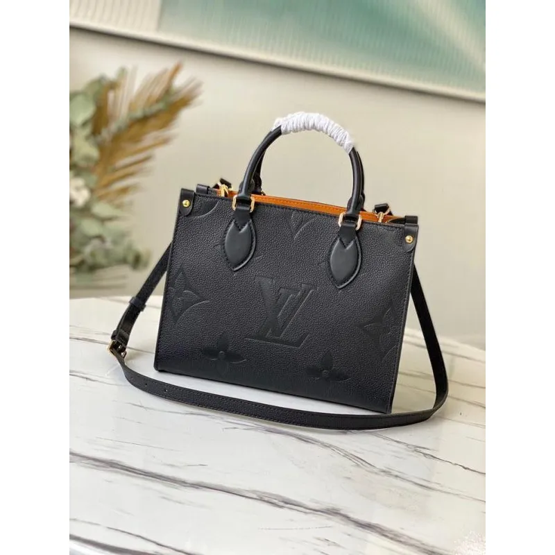 LV M45653 Louis Vuitton Onthego Pm Tote M45660 Taška Černá