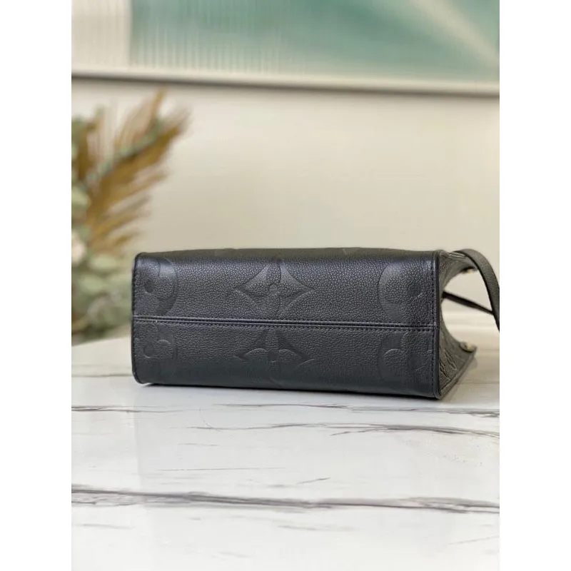 LV M45653 Louis Vuitton Onthego Pm Tote M45660 Taška Černá