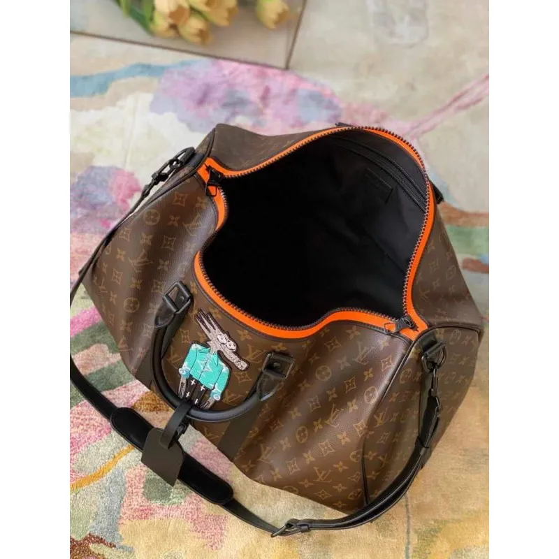 LV M45616 Louis Vuitton Keepall Bandouliere 50 Monogram