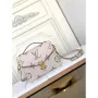 LV M45596 Louis Vuitton Pochette Métis M45773 Taška Krémová Růžová