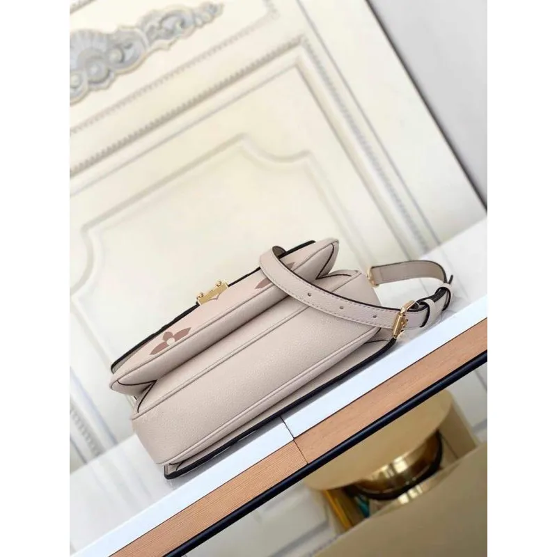 LV M45596 Louis Vuitton Pochette Métis M45773 Taška Krémová Růžová