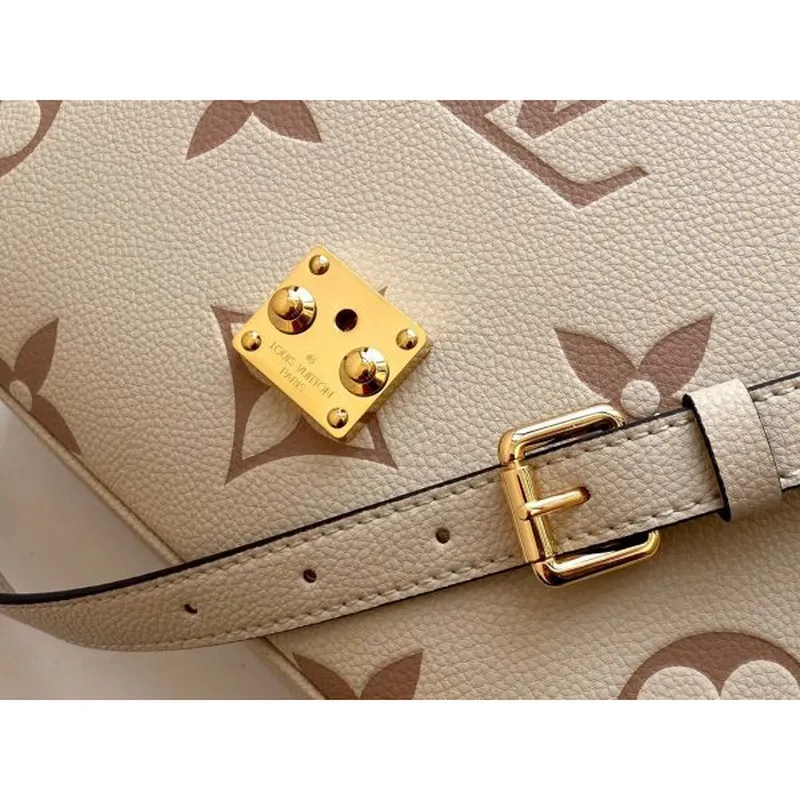 LV M45596 Louis Vuitton Pochette Métis M45773 Taška Krémová Růžová