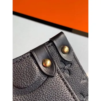 LV M45595 Louis Vuitton Onthego MM M45660 Taška Monogram Empreinte Kůže Černá