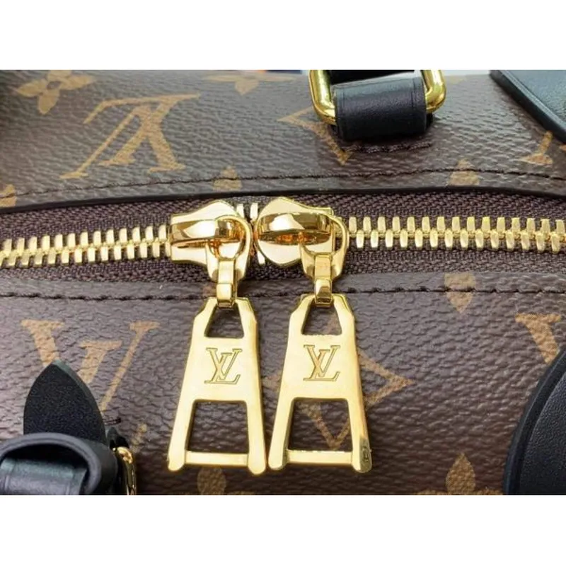 LV M45571 Louis Vuitton Petite Malle Souple Taška Monogram Černá