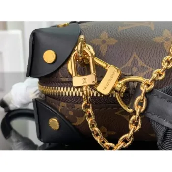 LV M45571 Louis Vuitton Petite Malle Souple Taška Monogram Černá