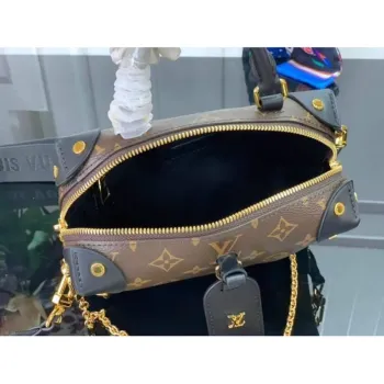 LV M45571 Louis Vuitton Petite Malle Souple Taška Monogram Černá