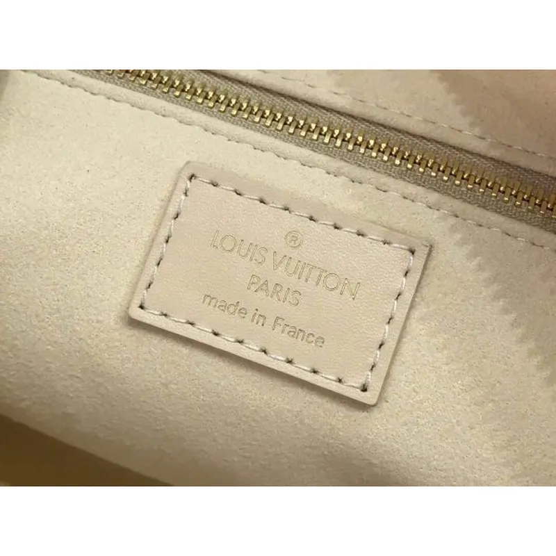 LV M45394 Louis Vuitton Petite Malle Souple Taška M45393 Kůže Krémová