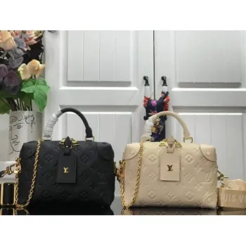 LV M45394 Louis Vuitton Petite Malle Souple Taška M45393 Kůže Krémová