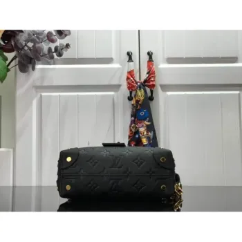 LV M45393 Louis Vuitton Petite Malle Souple Taška M45394 Kůže Černá