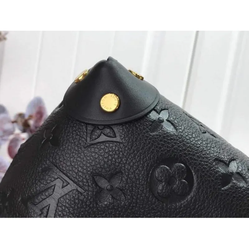 LV M45393 Louis Vuitton Petite Malle Souple Taška M45394 Kůže Černá