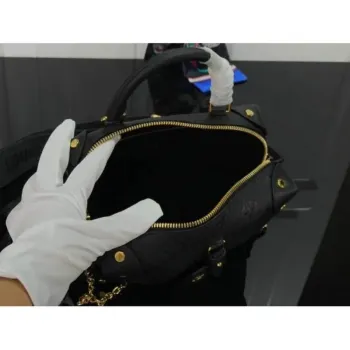 LV M45393 Louis Vuitton Petite Malle Souple Taška M45394 Kůže Černá