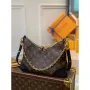 LV M45381 Louis Vuitton Odeon PM Kabelka přes rameno Monogram Černá