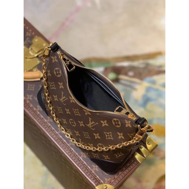 LV M45381 Louis Vuitton Odeon PM Kabelka přes rameno Monogram Černá