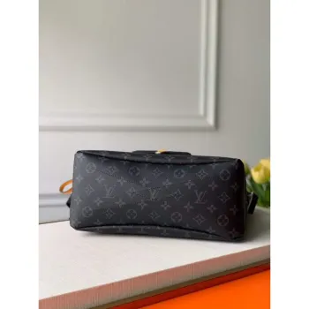 LV M45217 Louis Vuitton Gaston Labels Besace Zippee Střední messenger taška Černá