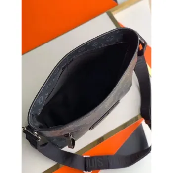 LV M45216 Louis Vuitton Besace Zippee Střední Messenger Taška Černá