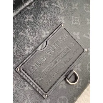 LV M45216 Louis Vuitton Besace Zippee Střední Messenger Taška Černá