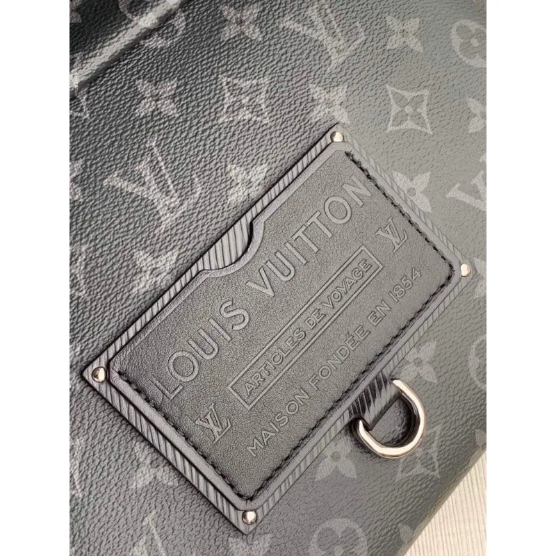LV M45216 Louis Vuitton Besace Zippee Střední Messenger Taška Černá