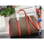 LV M44898 Louis Vuitton Soufflot MM Taška M44817 Monogram Plátno Červená