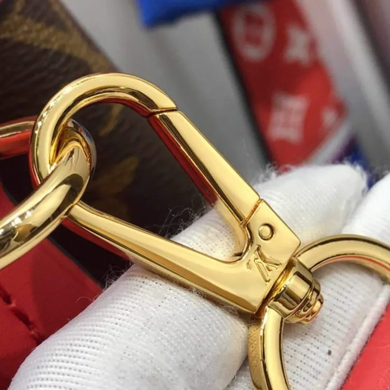 LV M44898 Louis Vuitton Soufflot MM Taška M44817 Monogram Plátno Červená