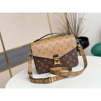LV M44876 Louis Vuitton M44875 Pochette Metis Monogram Reverse plátno