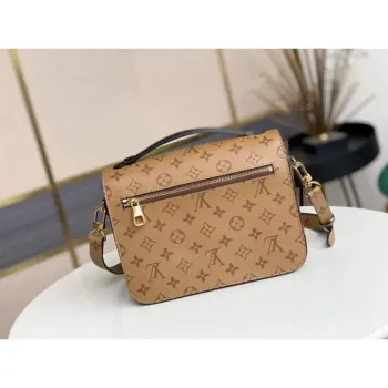 LV M44876 Louis Vuitton M44875 Pochette Metis Monogram Reverse plátno