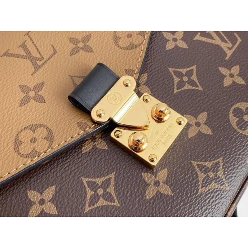 LV M44876 Louis Vuitton M44875 Pochette Metis Monogram Reverse plátno