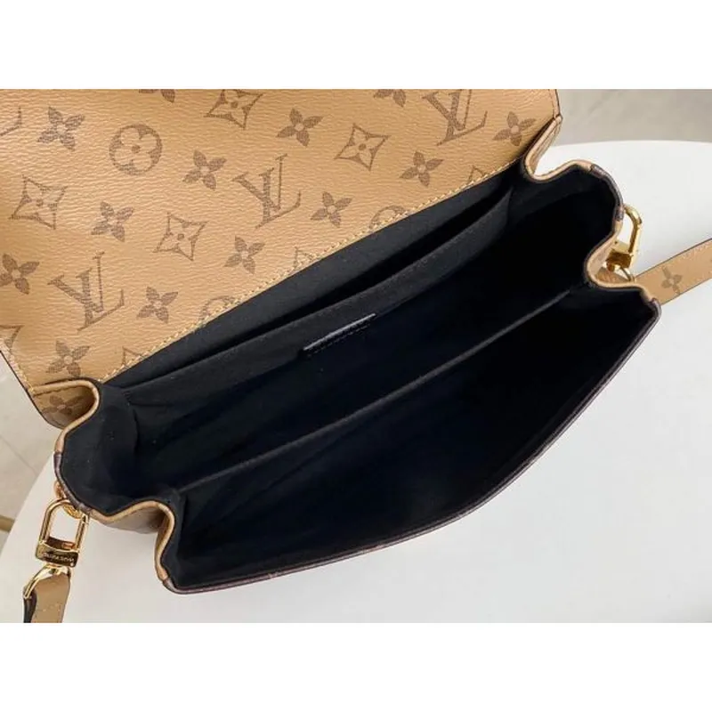 LV M44876 Louis Vuitton M44875 Pochette Metis Monogram Reverse plátno