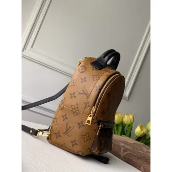 LV M44872 Louis Vuitton Palm Springs MINI Monogram Reverzní Plátno Taška