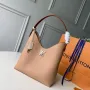 LV M44330 Louis Vuitton Lockme Hobo Soft telecí kůže M52776 Taška Meruňková