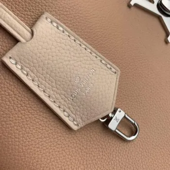 LV M44330 Louis Vuitton Lockme Hobo Soft telecí kůže M52776 Taška Meruňková