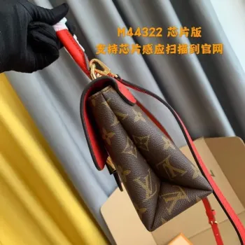 LV M44322 Louis Vuitton Locky BB Monogram Červená M44321 Taška
