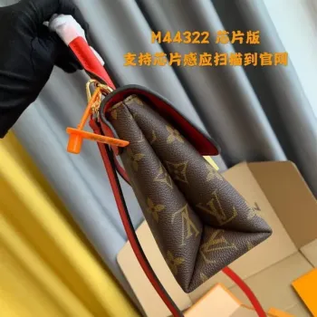 LV M44322 Louis Vuitton Locky BB Monogram Červená M44321 Taška