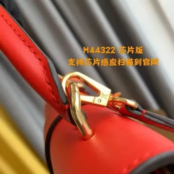 LV M44322 Louis Vuitton Locky BB Monogram Červená M44321 Taška