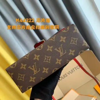 LV M44322 Louis Vuitton Locky BB Monogram Červená M44321 Taška