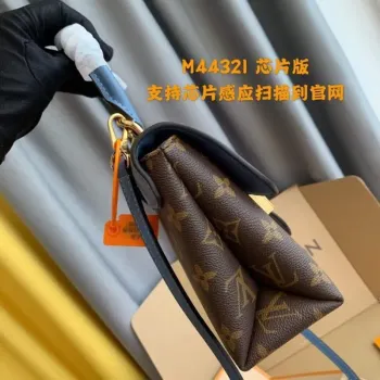 LV M44321 Louis Vuitton Locky BB Monogram Modrá M44322 Taška