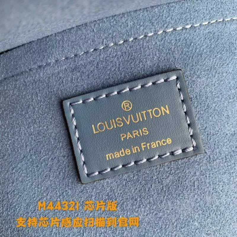 LV M44321 Louis Vuitton Locky BB Monogram Modrá M44322 Taška