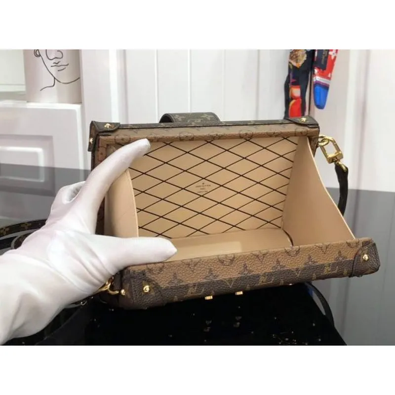 LV M44154 Louis Vuitton Petite Malle Monogram Reverse M44199 Taška