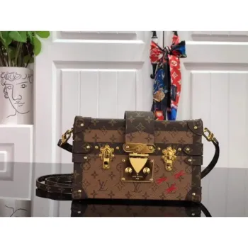 LV M44154 Louis Vuitton Petite Malle Monogram Reverse M44199 Taška